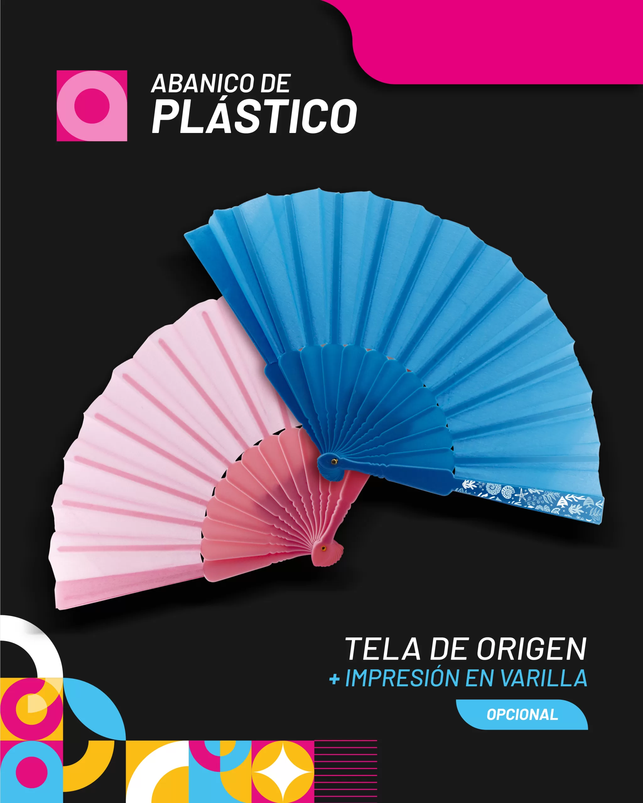 Abanico de Plástico
